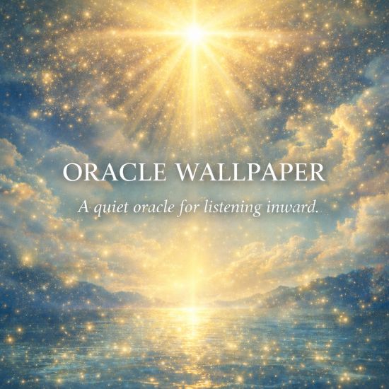 ORACLE WALLPAPER SERIES | Digital Oracle Art for Intuitive Reflection