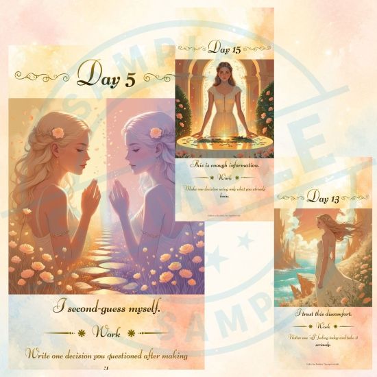 Self-Trust for Inner Clarity | 30-Day Word Capsule Decision-Making Theme Box
