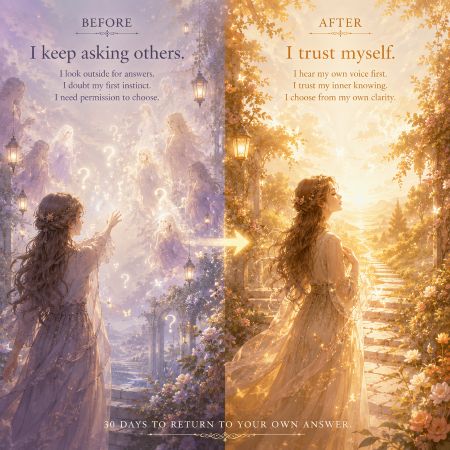 Self-Trust for Inner Clarity | 30-Day Word Capsule Decision-Making Theme Box