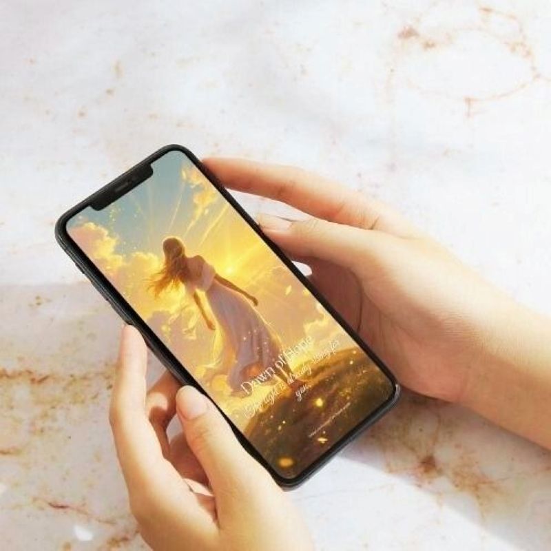 Digital Oracle Cards Wallpaper – Light & Wishes (24 Images + PDF Guide)